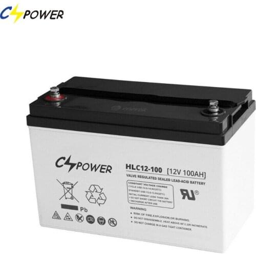CSPOWER Sealed Solar Power Inverter Gel 2000Ah 2V Lead Acid 2000 Deep Cycle Carbon Battery