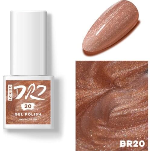 DERIZI 60 Colors Series NO.20 8ML Nail Polish Gel Varnishes Hybrid Semi Permanent Nail Art Designed UV Nail Manicure Gel Polish