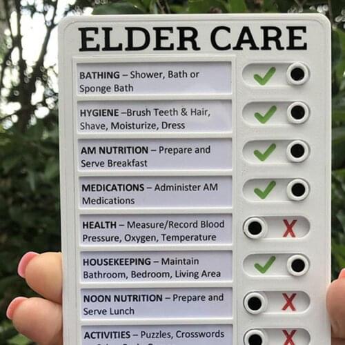 Memo Board Reminding Time Managemant Plastic Creative Clear Planing Chacklist Board for Home Elder Care RV Checklist My Chores