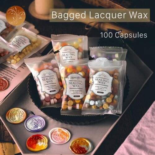 Sealing Wax Seal Beans Stamp Beads Retro Wax Beans Stamps for Scrapbooking Seal Wedding Wax Seal Ancient Sealing Wax Stamp