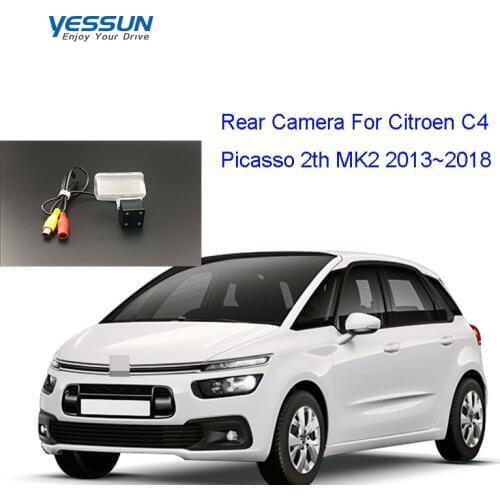 Yessun Rear view Camera For Citroen C4 Picasso grand 2006~2013 mk1 C4 Picasso 2th MK2 2013~2018Night Vision/License Plate camera