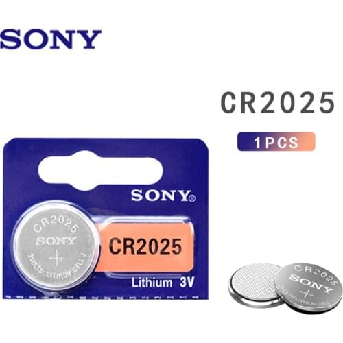 1pcs For sony CR2025 Lithium Battery 3V Original CR2025 2025 button cell coin batteries For Watch Remote Control Calculator
