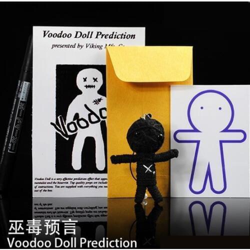 Voodoo Doll Prediction - Stage Magic Tricks,Close Up Magic Kits,Apprentice Illusion Magician,Professional Magic Props