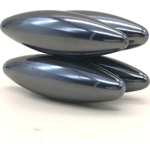 4pcs/lot Oval Black Polishing Ferrite Magnet 60*18 mm Balls Permanent Magnet 60 mm x 18 mm Buck