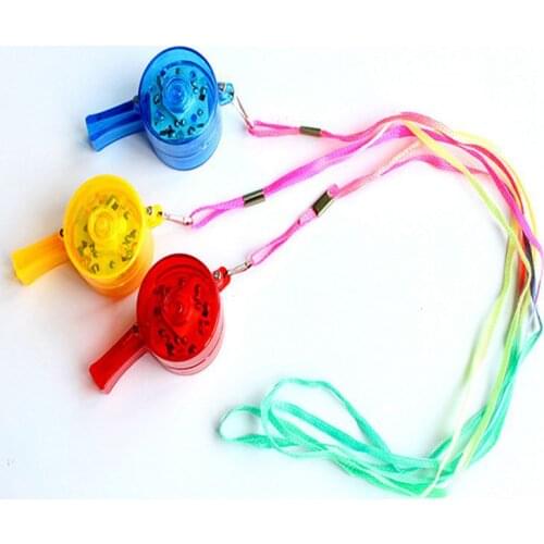 Flashing Glowing childrens babies blow whistle LED Birthday gift outdoor sports kindergarten holiday christmas gift prizes