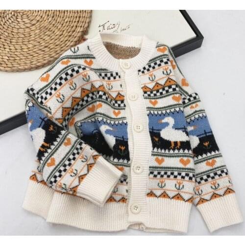 Cute Spring Autumn Tops Boys Sweater Jacket Coat Kids Overcoat Outwear Teenager Children Clothes School Gift High Quality