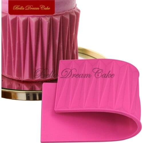 New Origami Silicone Mold Chocolate Buttercream Lace Mat DIY Fondant Cake Border Moulds Cake Decorating Tools Baking Accessories