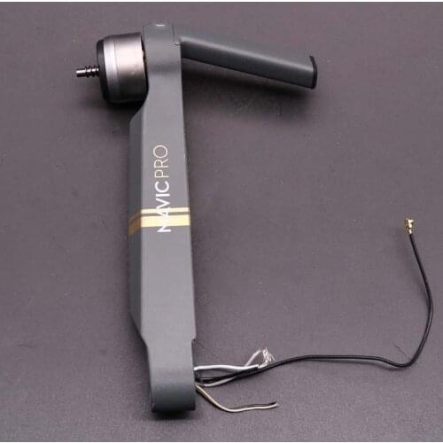 Original Left Front Mavic Pro Motor Arm With Cable Spare parts DJI Mavic pro Arm with Brushless Motor Repair Accessories(USED)