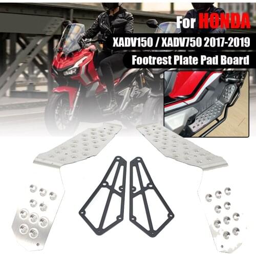 For Honda XADV750 XADV 750 XADV150 XADV-150 X ADV 150 750 2017-2019 Motorcycle Foot Plate Pad Board Pedals Footrest FootBoard