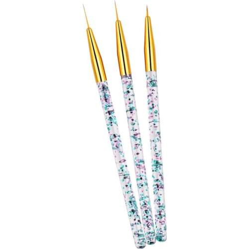 Professional Nail Art Brushes Nail Art Brush Pen, , Liner - Set of 3