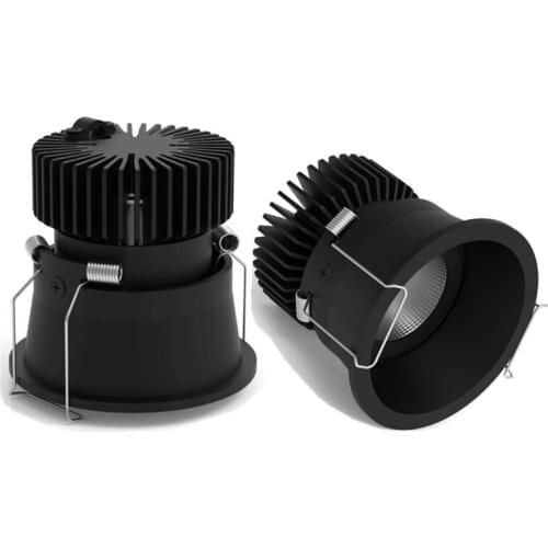 LED Recessed Downlight 7W 12W 20W 24W Dimmable COB Spot light AC85-265V Color 3000K 4000K 6000K For Indoor Ceiling Lamp