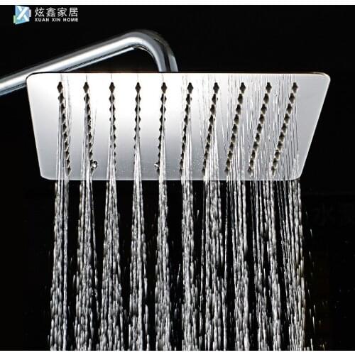 Bathroom Shower Head 304 Stainless Steel Top Spray Restroom Room Pressurized Water Saving Home Accessories