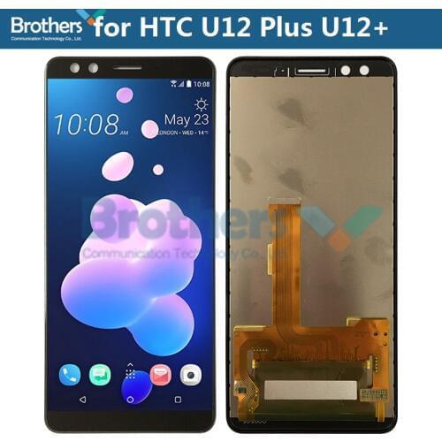 LCD Screen for HTC U12 Plus U12+ LCD Display Touch Screen Digitizer for HTC U12 Plus LCD Assembly 5.5'' Replacement Tested Work