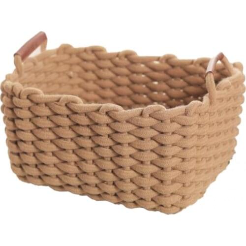 Portable Convenient Eco-friendly Cotten Rop Storage Baskete Cotten Rope Storage Basket Lightweight for Home