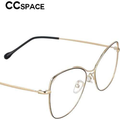 53205 Okulary Zerowki Damskie Big Size Metal Frame Ladies Eyewear Decorative Vintage Men Womens Computer Glasses Oculos De Grau