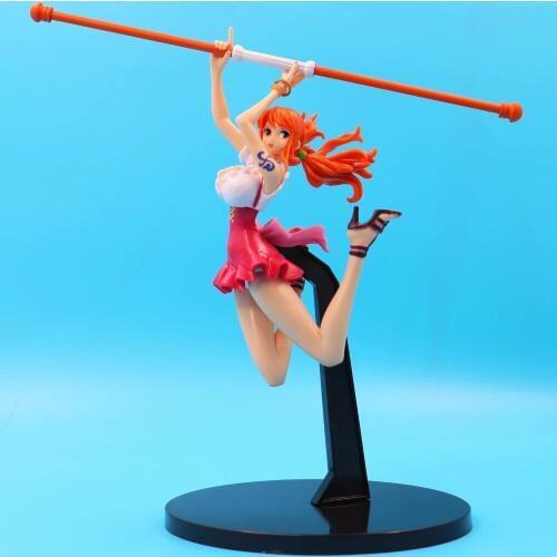 Anime One Piece BWFC Champion World Figure Colosseum Nami PVC Action Figure Collectible Model Toys Doll 25cm