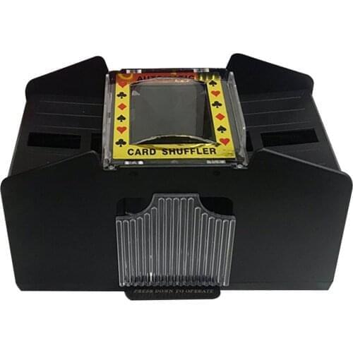 Automatic Shuffling Machine Card Shuffler For 4 Pairs Of Poker Card Shuffler Card-shuffling Tool Board Games Card Games Shufflin