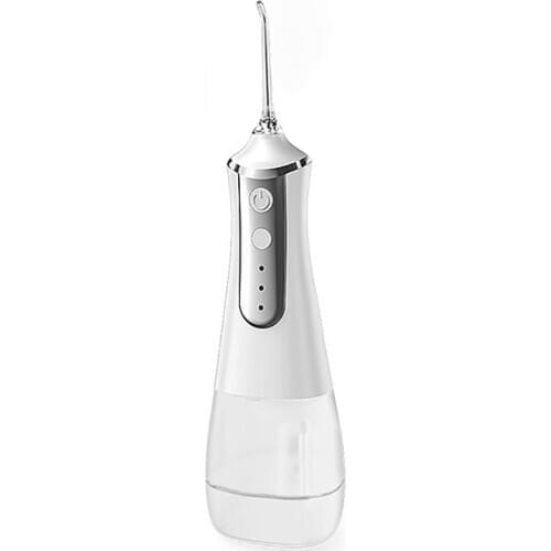 Water Flosser Cordless Teeth Cleaner, 350ml Dental Flosser Wate Flosser Oral Care for Braces Bridges Care, with 2 Jet Tips