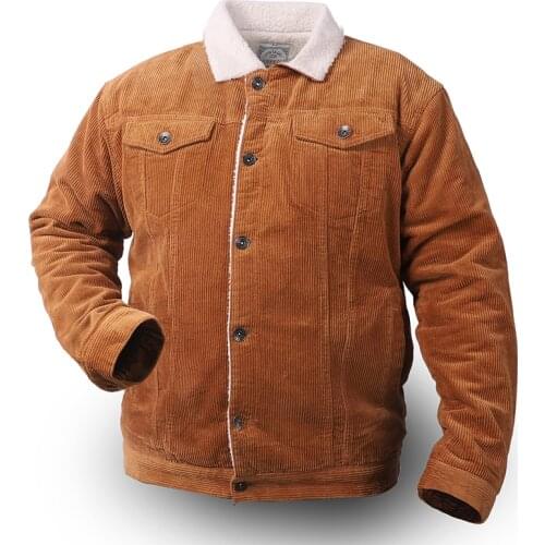DAFEILI Mens Corduroy Jackets