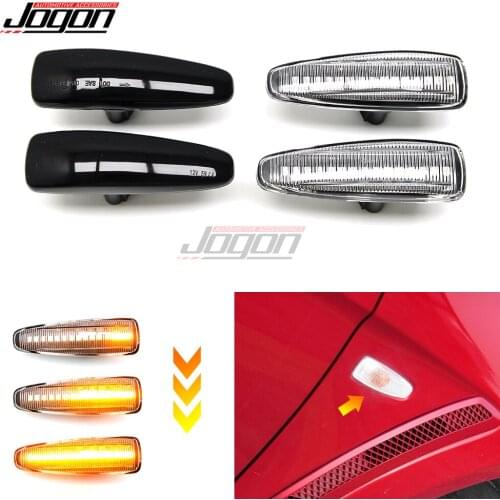 Side Fender Marker Lamp For Mitsubishi Lancer Evolution Evo X Outlander Sport RVR ASX Mirage 2014+ LED Dynamic Turn Signal Light