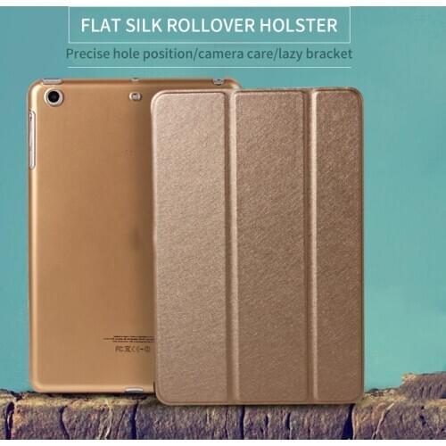 GESCAS Computer Case For Pad Pro 9.7/10.5/11/12.9 Inches Silk Tablet Pc Three Fold Smart Sleep Case For Pad 2020 Pro Case