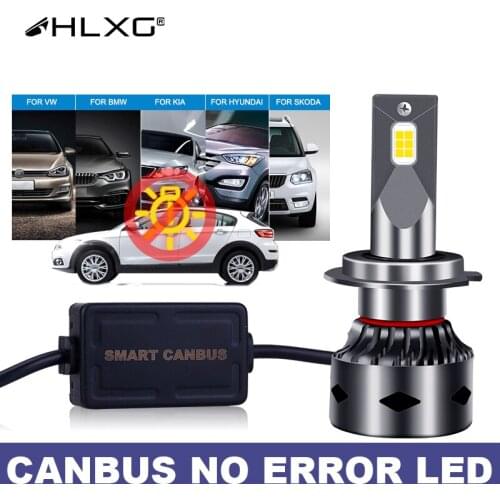 HLXG H1 H8 H9 h11 20000LM 6000K h7 led mini led fog light bulb Car lamp 12V HB3 9005 9006 HB4 LED Headlight h4 canbus led moto