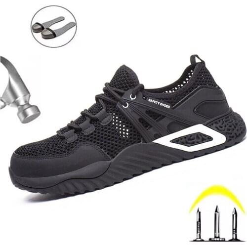 Hot Selling Indestructible Shoes Casual Fashion Anti-smashing Work Safety Shoes Non-slip Anti-piercing Mens Protective Shoes