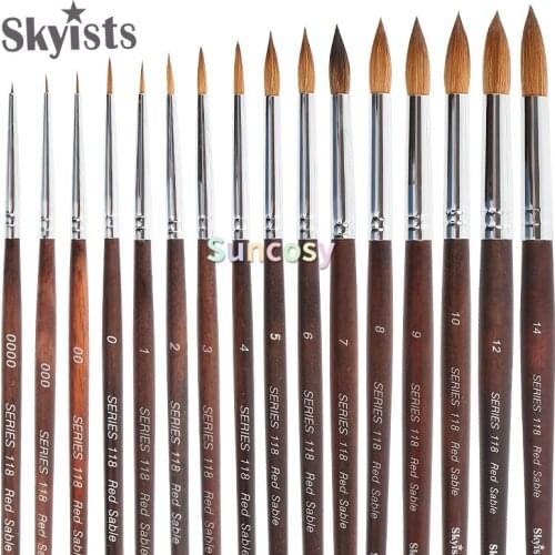 Acrylic Paint Brush Set, Assorted Nylon Hair Brushes for All Purpose, Watercolor, Oil and Gouache Painting, Perfect Paint Brush