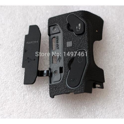 New original USB + HDMI + I/F Interface Rubber cover repair parts For Canon EOS 80D DS126591SLR