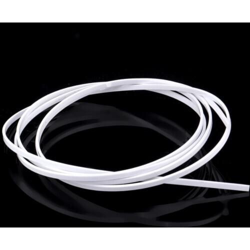 Musiclily 1650x3x1.5mm Plastic Acoustic Classical Guitar Binding, White