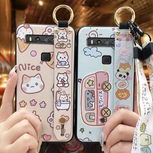Anti-knock Soft Phone Case For TCL 10 5G UW For Girls Anti-dust Beautiful New Luxury For Woman Anime