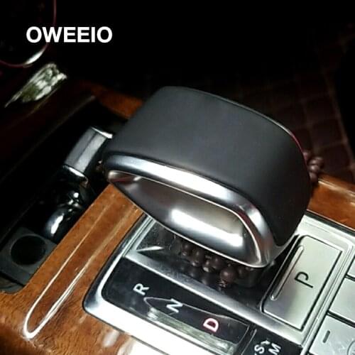 OWEEIO Gear Shift Knob Lever Shifter Flocking For Mercedes Benz G-class Gear Head For G63 AMG Modified Head Gear Lever Handball