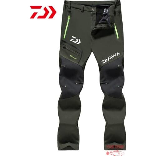 Daiwa Fishing Clothes Spring Autumn Men Fishing Pants Outdoor Sports Hiking Camping Waterproof Quick Dry Breathable Fishing Pant