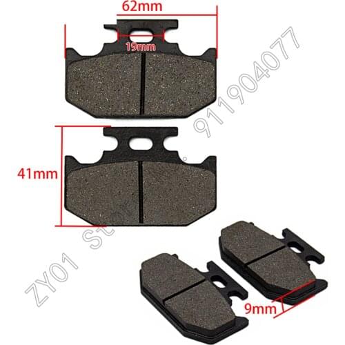 Motorcycle Rear Brake Pads for Kawasaki KDX125 KDX200 KDX250 KLX250 KLX 650
