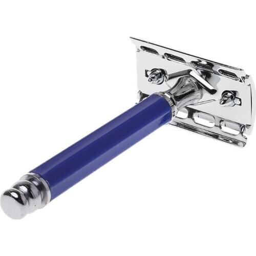 1 Set Safety Manual Razor Double Edge Blade Replacement Men Beard Trimming Facial Care Hair Mustache Remove Home Accessory MOLF