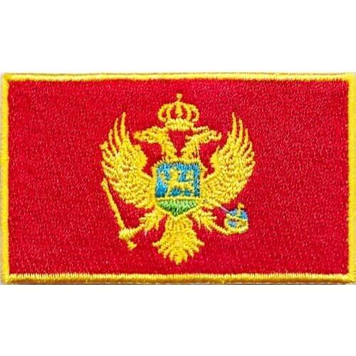 Montenegro flag patch badge 10pcs Free Shipping