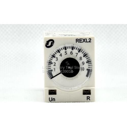 100% New Original Schneider Zelio Time REXL2TMP7 0.1s-100h 230VAC On Delay Timer REXL2-TMP7 Electricity Delay Contactor