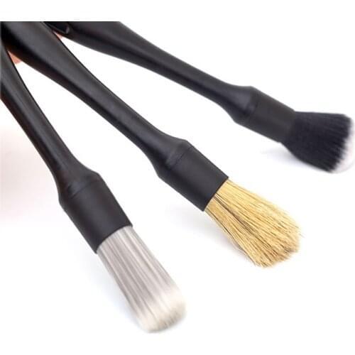 2021 3pcs/Set Car Detailing Brush Bristle+PP+Soft Hair Brushes Include Interior and the Whole Auto Body Cleaning