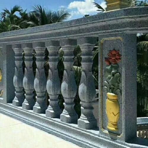89cm/35.04in ABS Plastic Multi Functional Lotos&Tulip Cast in Place Balcony&Gardending Balustrade Crossing Pedestal Corner Mould