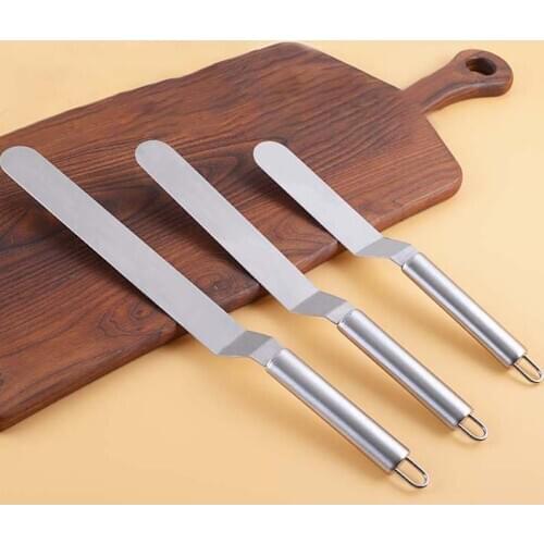 Cake Tool Baking & Pastry Tools Cake Smoother Cake Butter Accessories Cream Spatula Stainless Steel Kitchen Gadgets