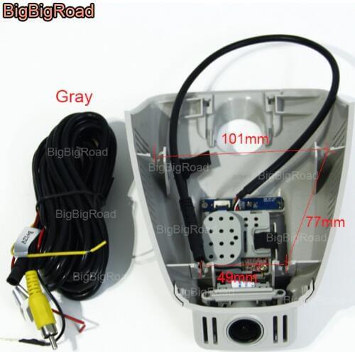 BigBigRoad For Mercedes-Benz E200 GLC 200 260 2016 2017 2018 low configuration Car Video Recorder Wifi DVR Dash Cam Camera