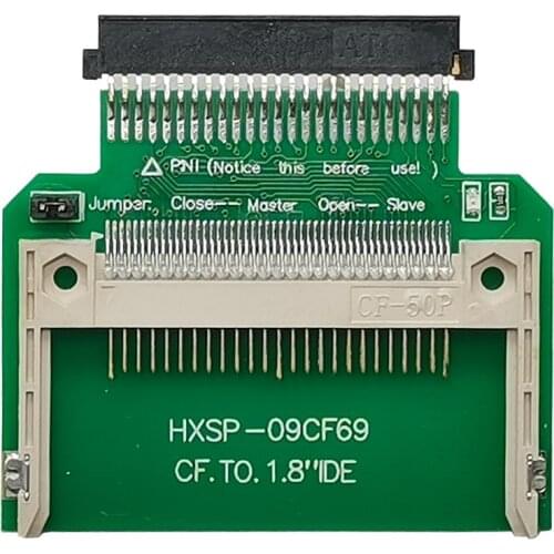 CF Card To 1.8 "IDE 50 Pin Converter Adapter CF Card Hard Drive Riser Card Adapter Durable