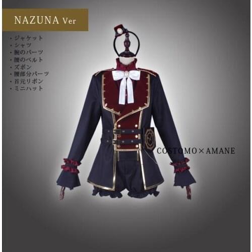 Ensemble Stars Sakasaki Natsume Cosplay Costumes Valkyrie Theatre Bettle Uniform Activity Party Role Play Clothing Custom-Make