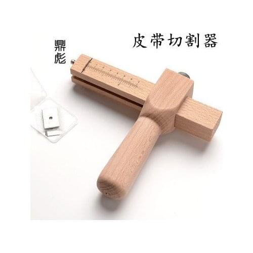 DIY leather tools wooden belt cutter belt cutter leather strip cutter