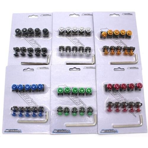 K-sharp motor 6MM Motorcycle Accessories Fairing body Bolts Screws all motor For Honda yamaha suzuki ducati aprilia ictory