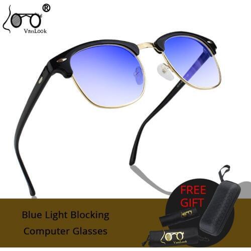 Computer Glasses Transparent For Women Men Spectacle Frame Anti Blue Ray Clear Fashion Eyeglasses Oversize Blue Light Blocking