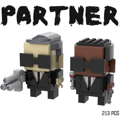 MOC Building Block Maker Movie Anime Classic Figures Partner Creative Assembly Model Kids Toy DIY Build Brick Birthday Gift