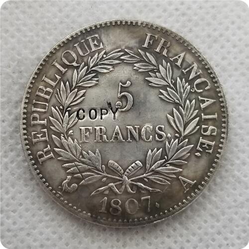 France 1807 5 Francs coins copy commemorative coins-replica coins medal coins collectibles