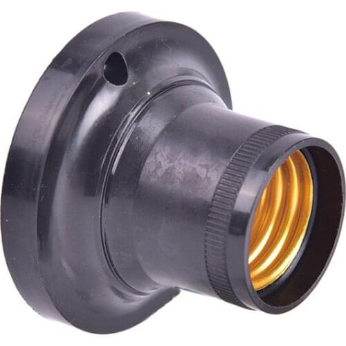 Hot! 10pcs E27 60W Light Base Holder Socket LED Bulb Lamp Adapter Fitting Converter Stand White Flame Retardant for Home Office