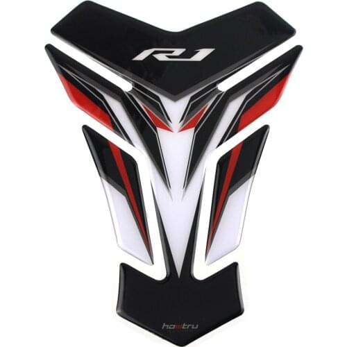 New 3D Motorcycle Tank Pad Protector Decal Stickers Case for Yamaha YZF R1 YZFR1 YZFR1M Tank With logo R1
